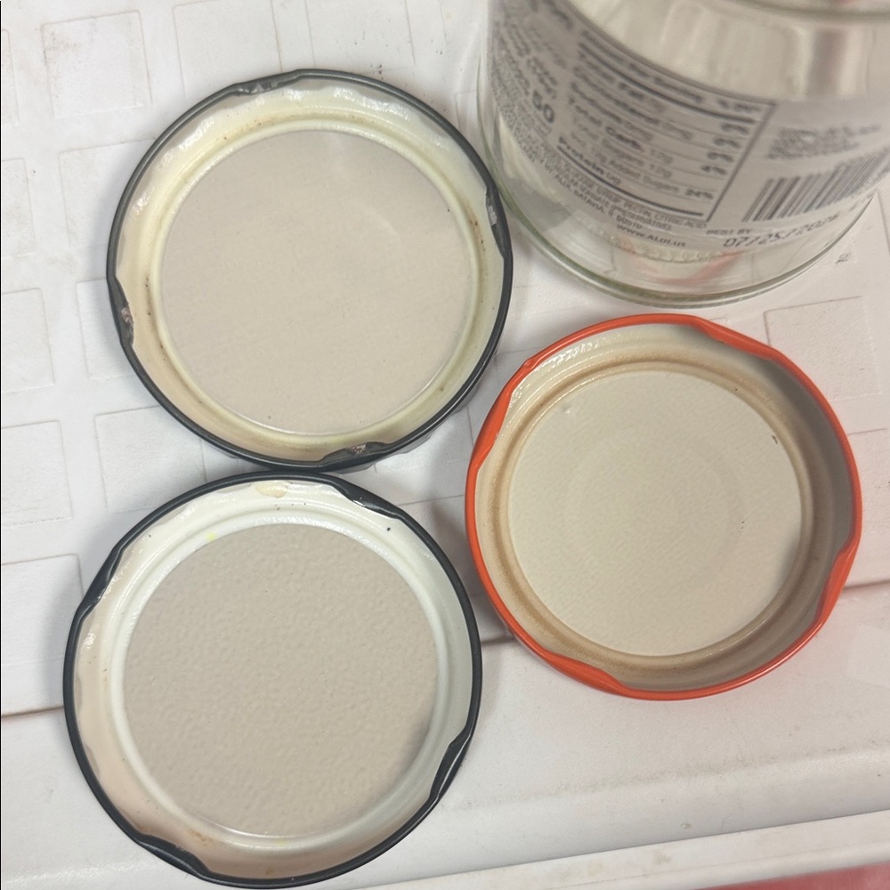 Assorted Glass Jars with Multi-Color Lids - Picture 5 of 12